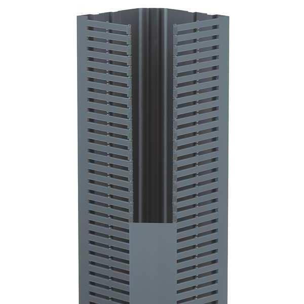 Corner Wiring Duct, Light Gray, 1 FT (6-Pack)